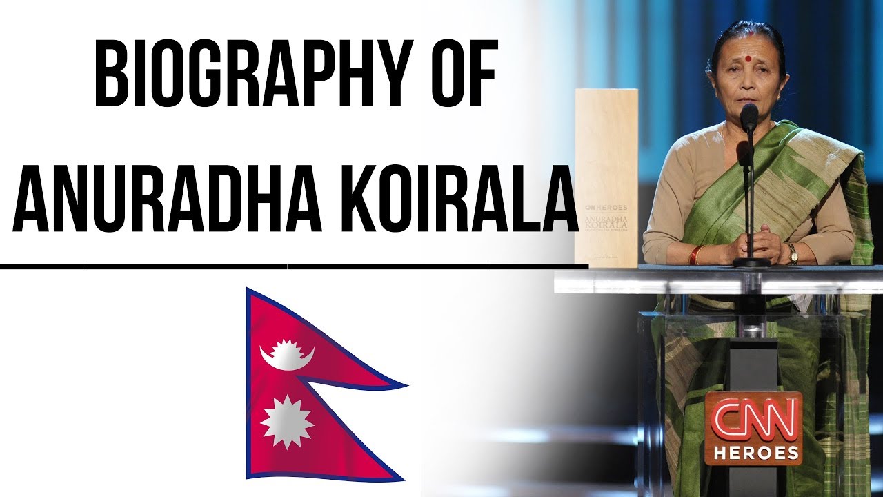 write a short biography of anuradha koirala