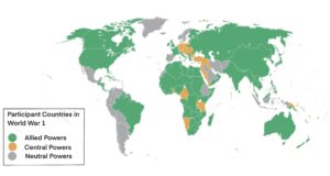 World War 1 Map