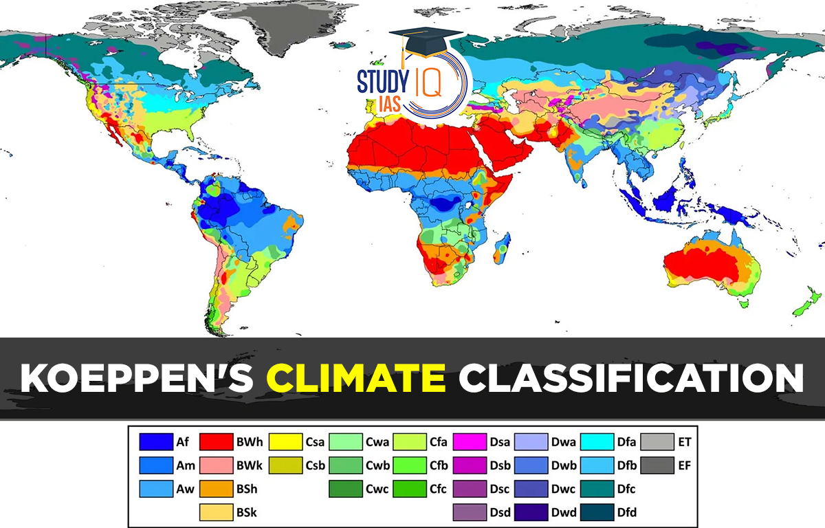 Koeppen S Climate Classification System Map   Koeppens Climate Classification 