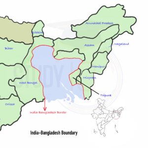 India and Bangladesh Border