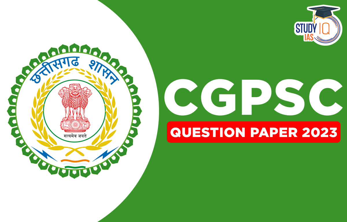 CGPSC Question Paper 2023