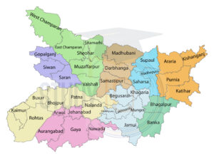 Map of Bihar Districts