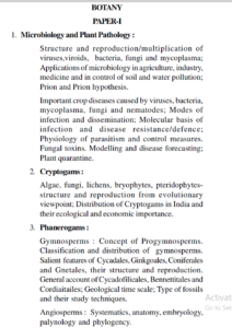 UPSC Botany Syllabus For IAS Mains 2023, Download Paper 1 & 2 PDF_4.1