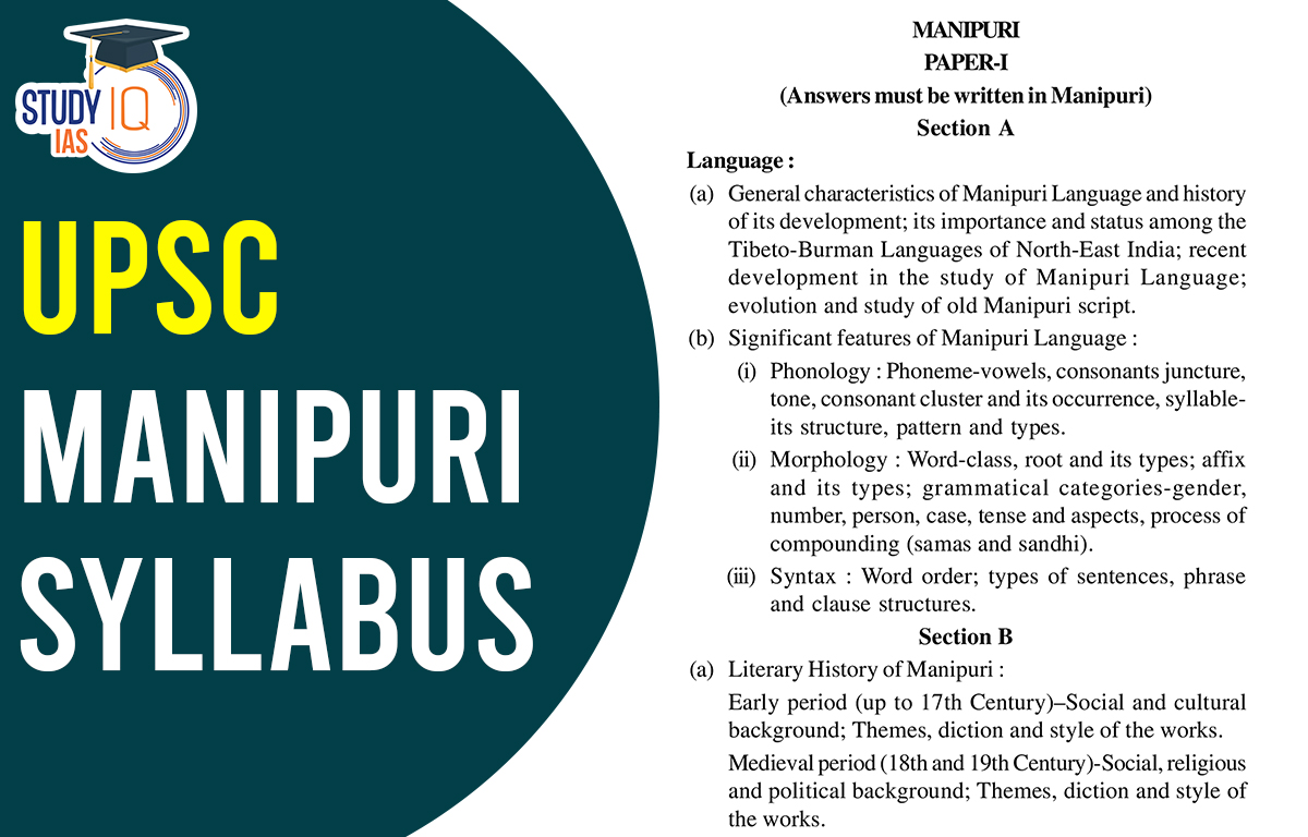 UPSC Manipuri Syllabus