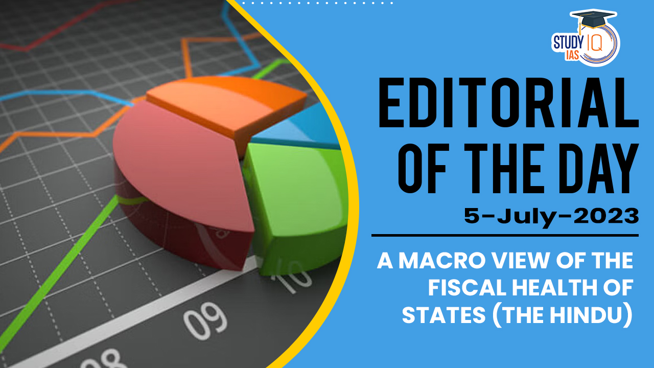 A Macro view of the Fiscal Health of States