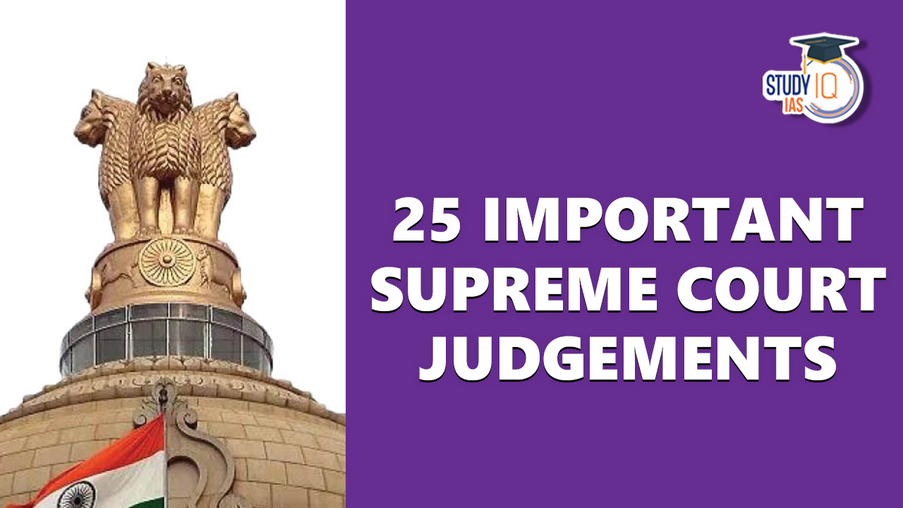 Important supreme court judgements best sale