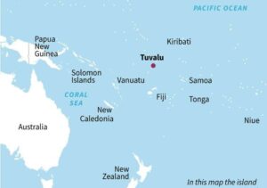 Tuvalu map