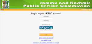 JKPSC Login