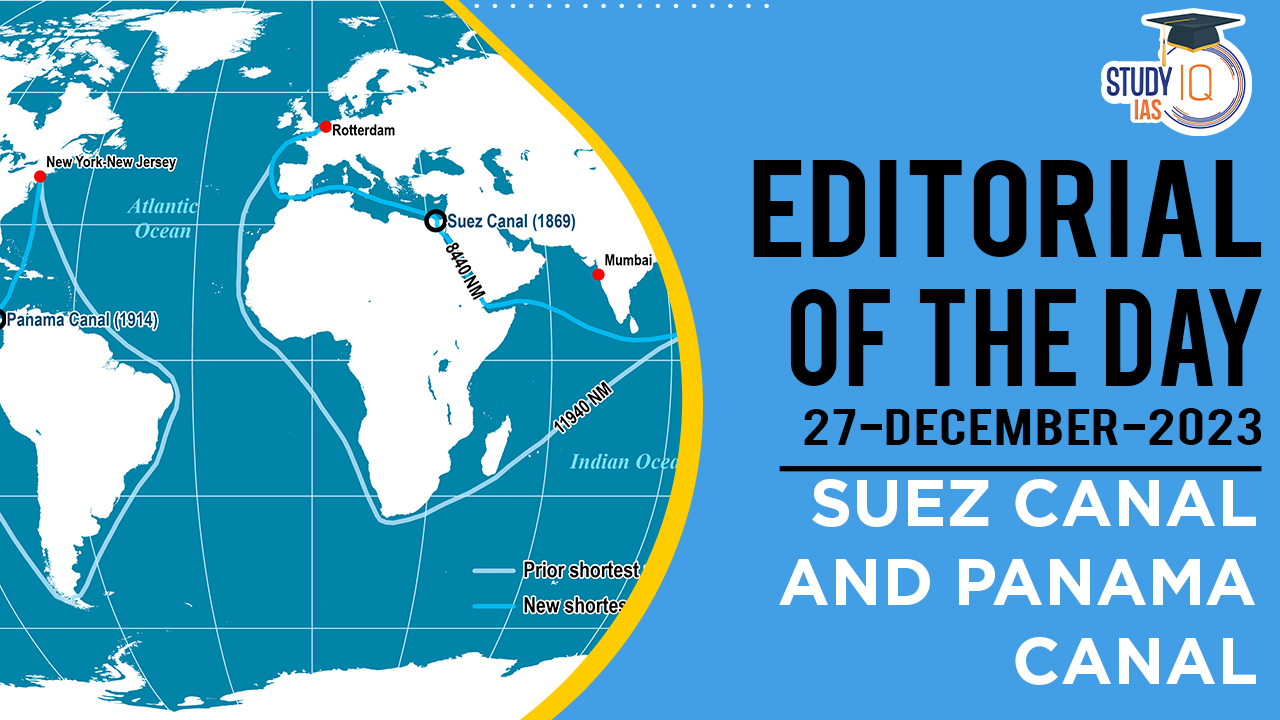 Suez Canal and Panama Canal