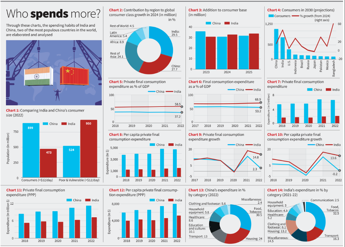 India - China Consumption Comparison