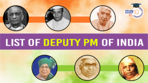 List of Deputy Prime Minister of India From 1947 to 2024