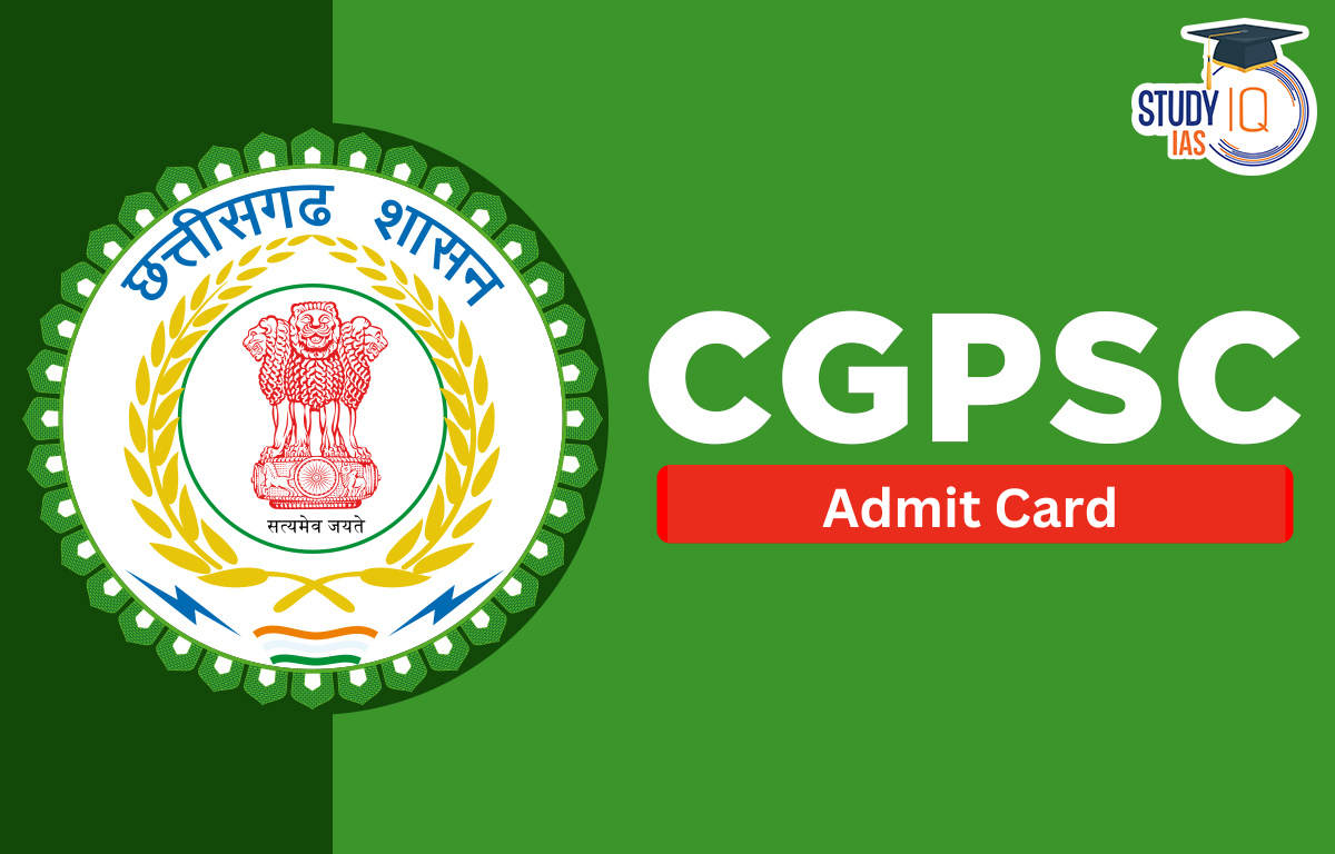 CGPSC admit card 2025