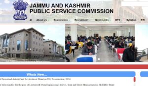 JKPSC KAS 2024 Apply Online Date Extended, Check at jkpsc.nic.in