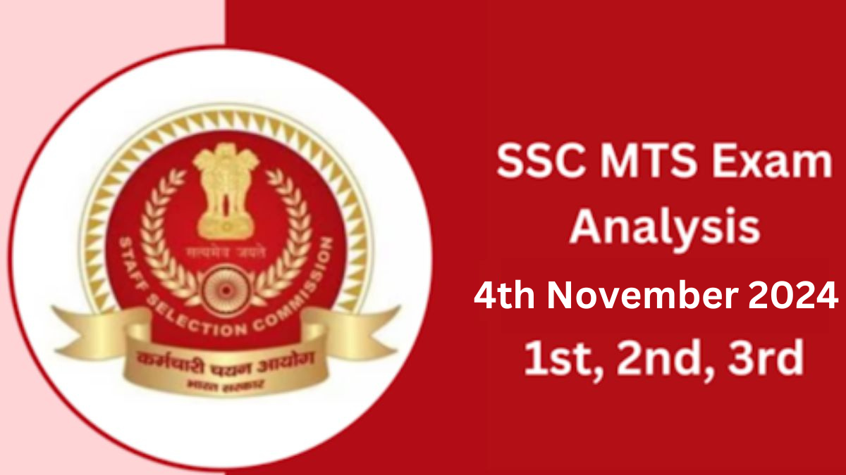 SSC MTS Exam Analysis 4th November