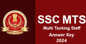 SSC MTS Answer Key 2024