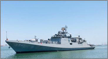 Stealth frigate INS Tushil Commissioned into Indian Navy in Russia_4.1