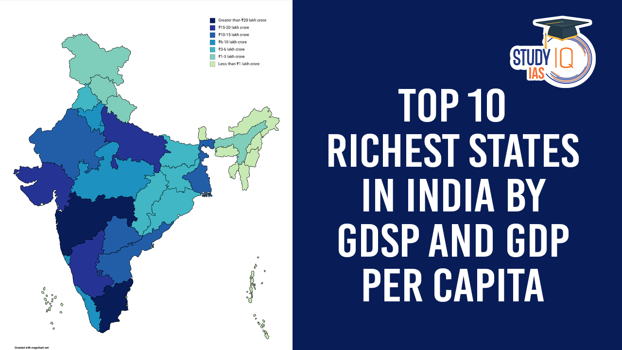 Top 10 Richest States in India by GDSP and GDP Per Capita (blog)