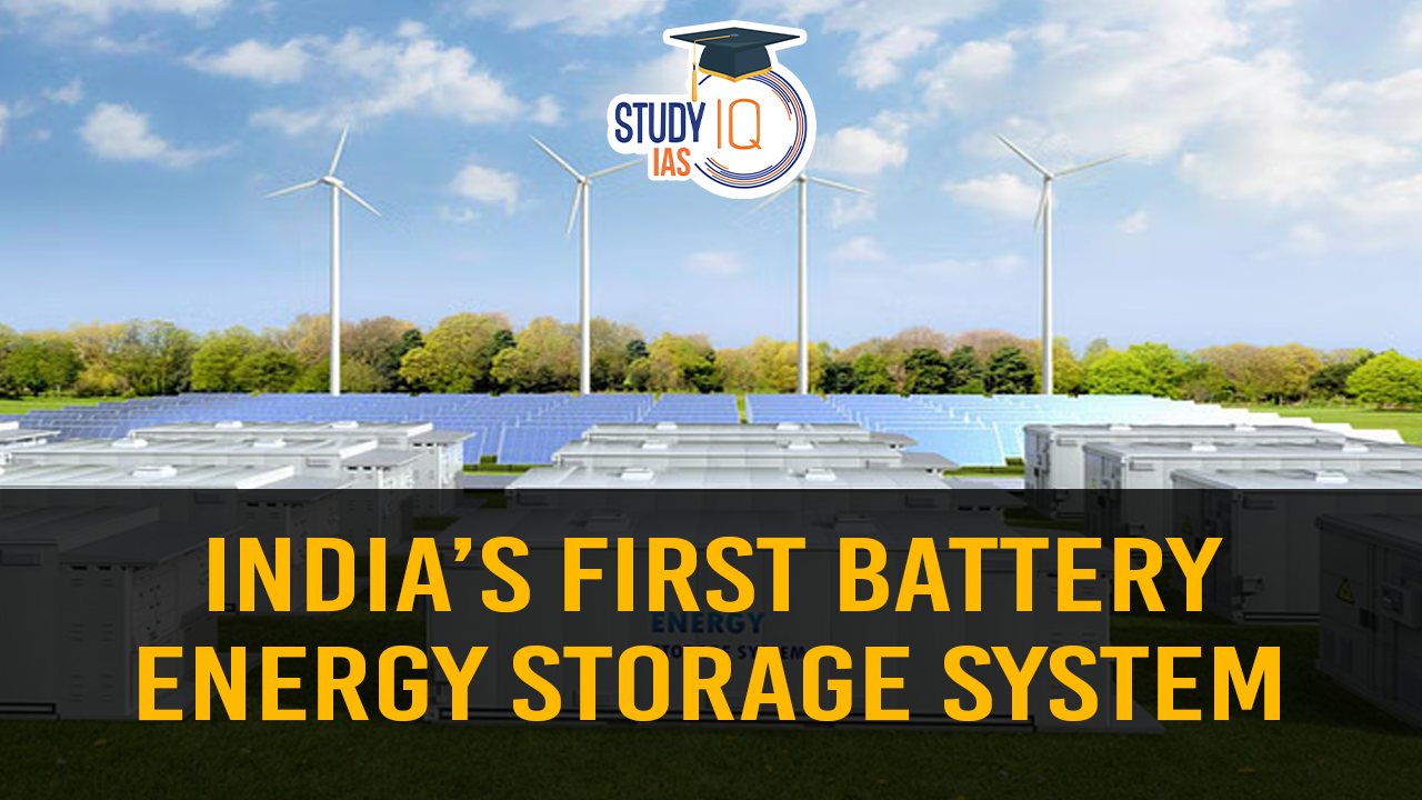 India’s first battery energy storage system (blog)