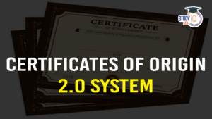 Certificates of Origin 2.0 System (blog)